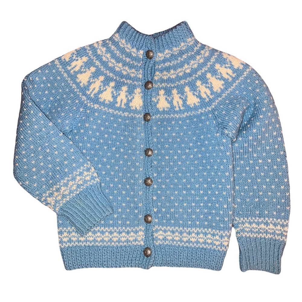 VTG hand-knit Norwegian sweater